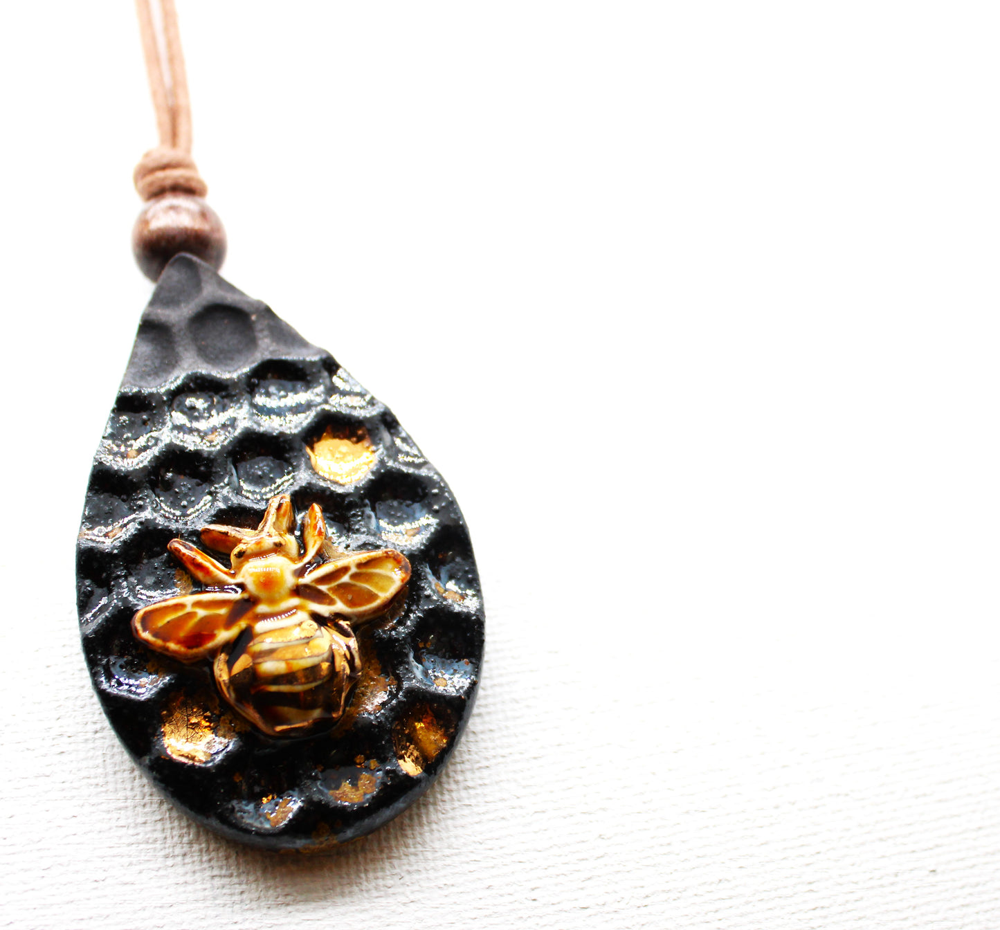 B3 Lustered Bee Pendant