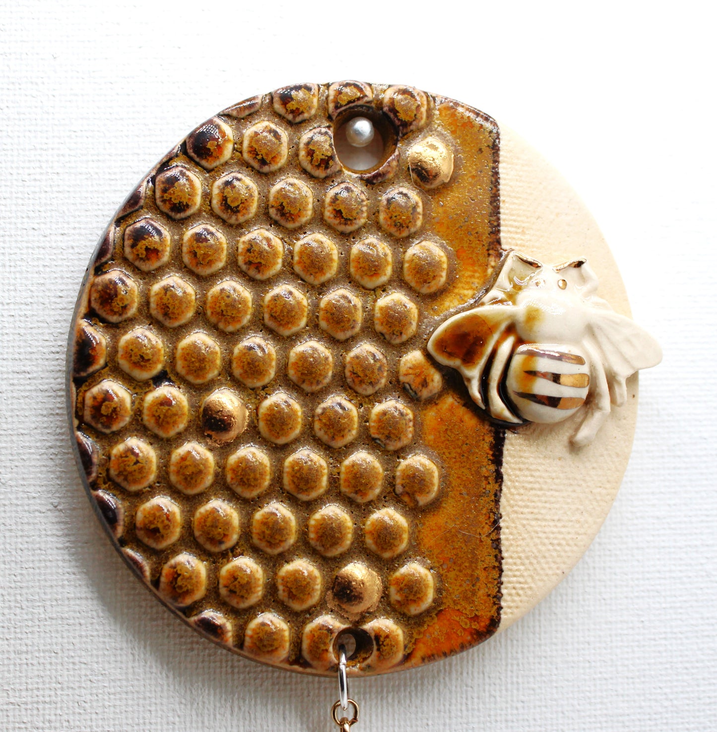 Lustered Bee BMix Wall Hanging with Prism