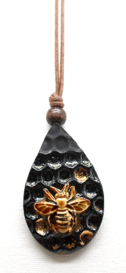 B3 Lustered Bee Pendant