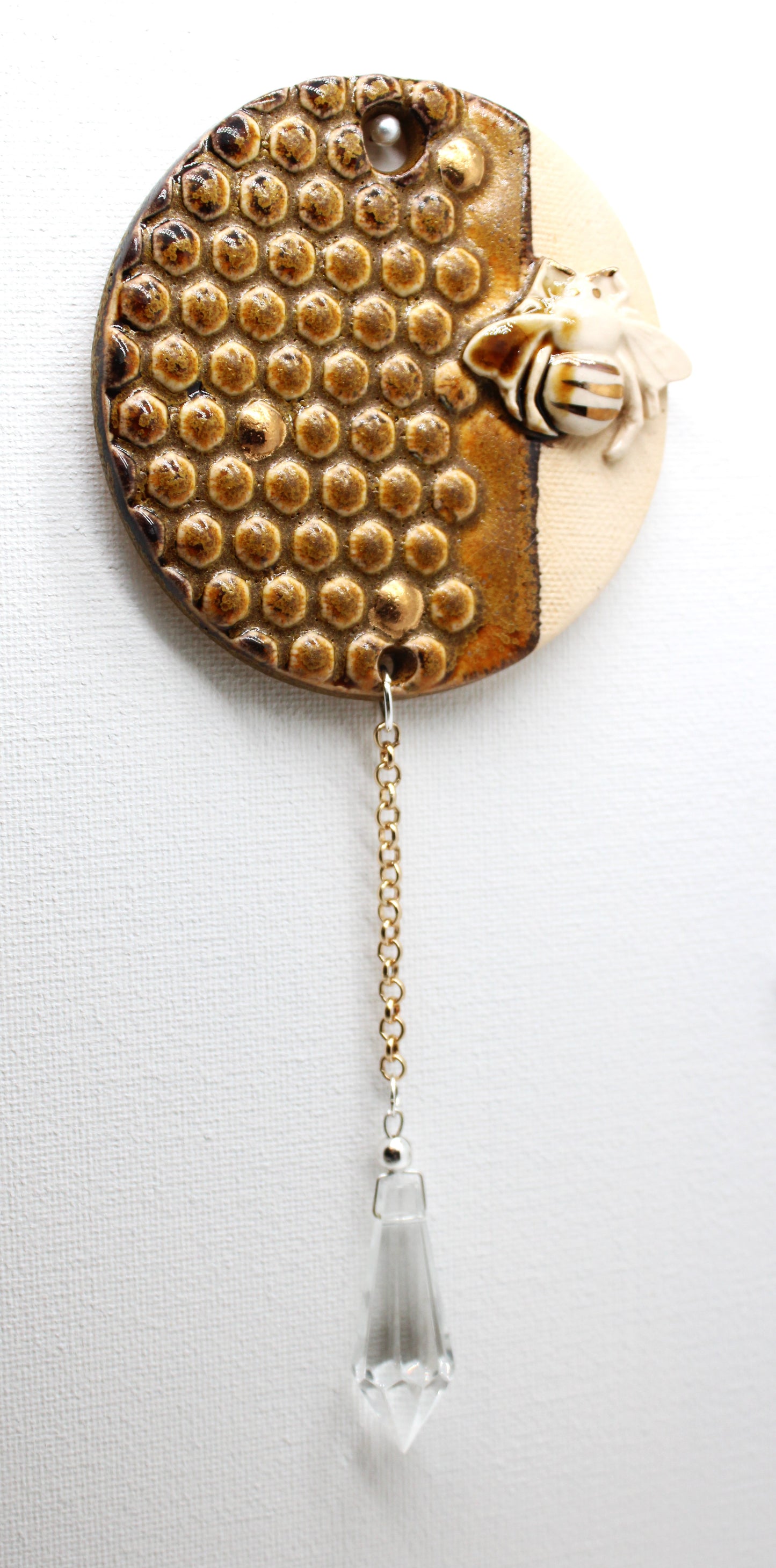 Lustered Bee BMix Wall Hanging with Prism